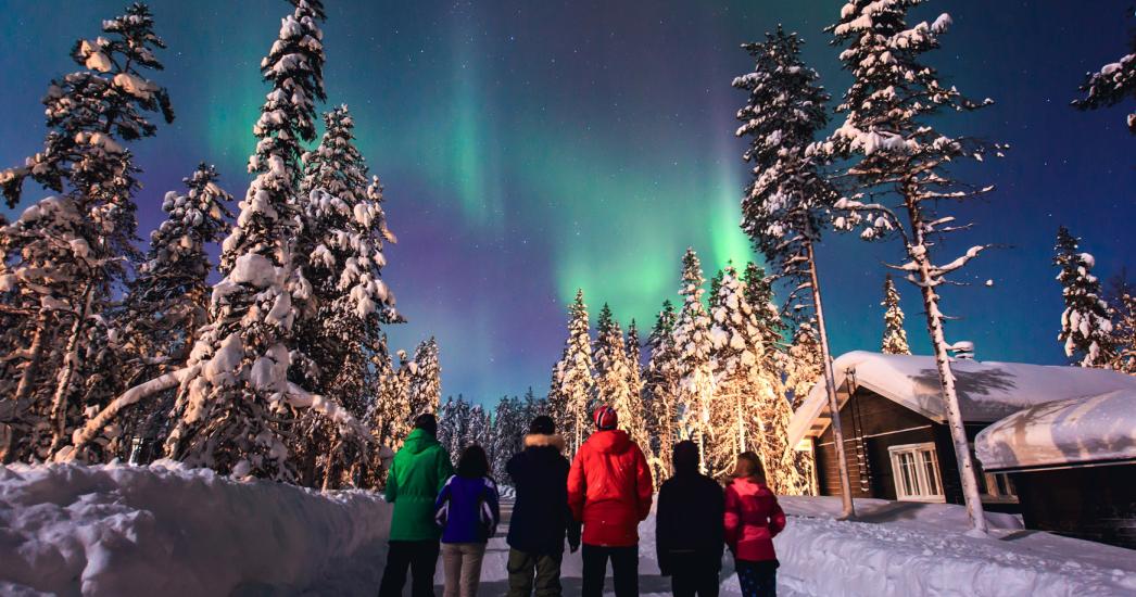 Lapland noorderlicht 