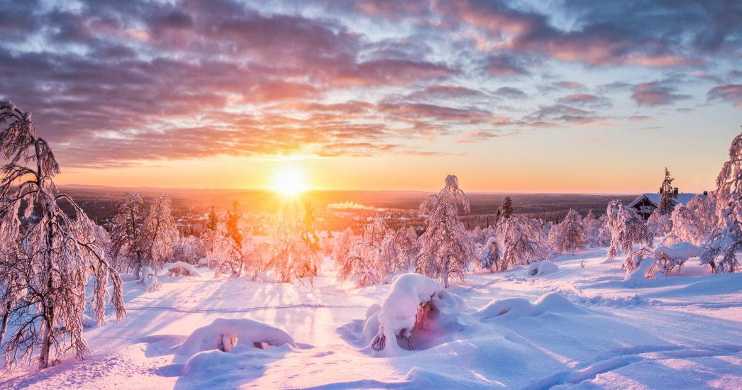 Lapland Zweden Uitzicht