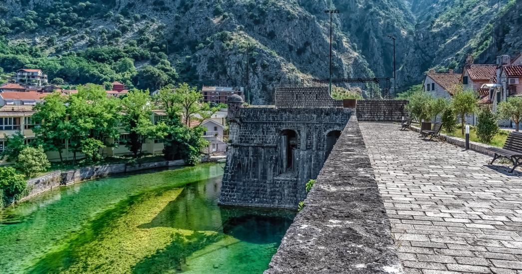 Montenegro Kotor stadsmuren