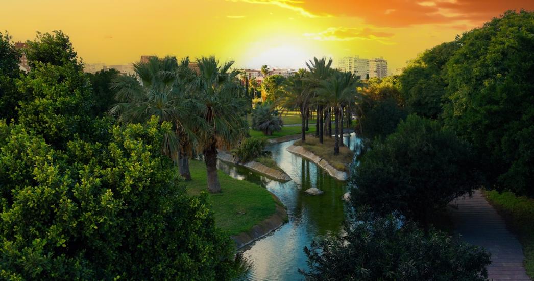 Spanje Valencia Jardin de Turia