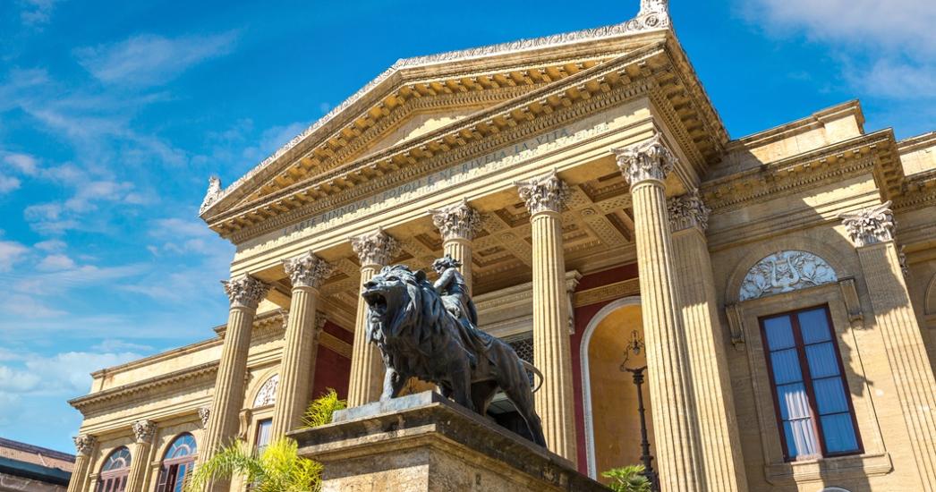 Italië Palermo Teatro Massimo